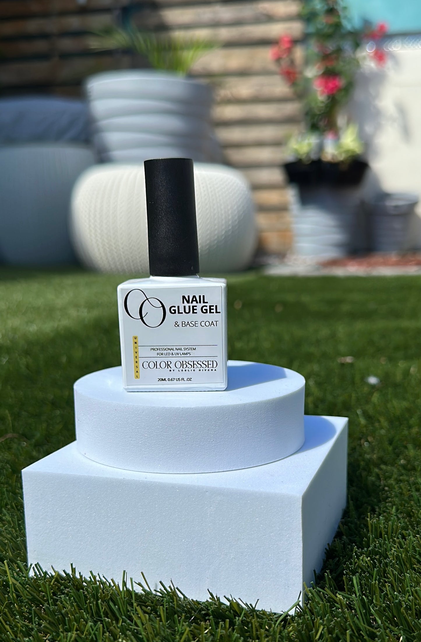 Gel de pegamento para uñas